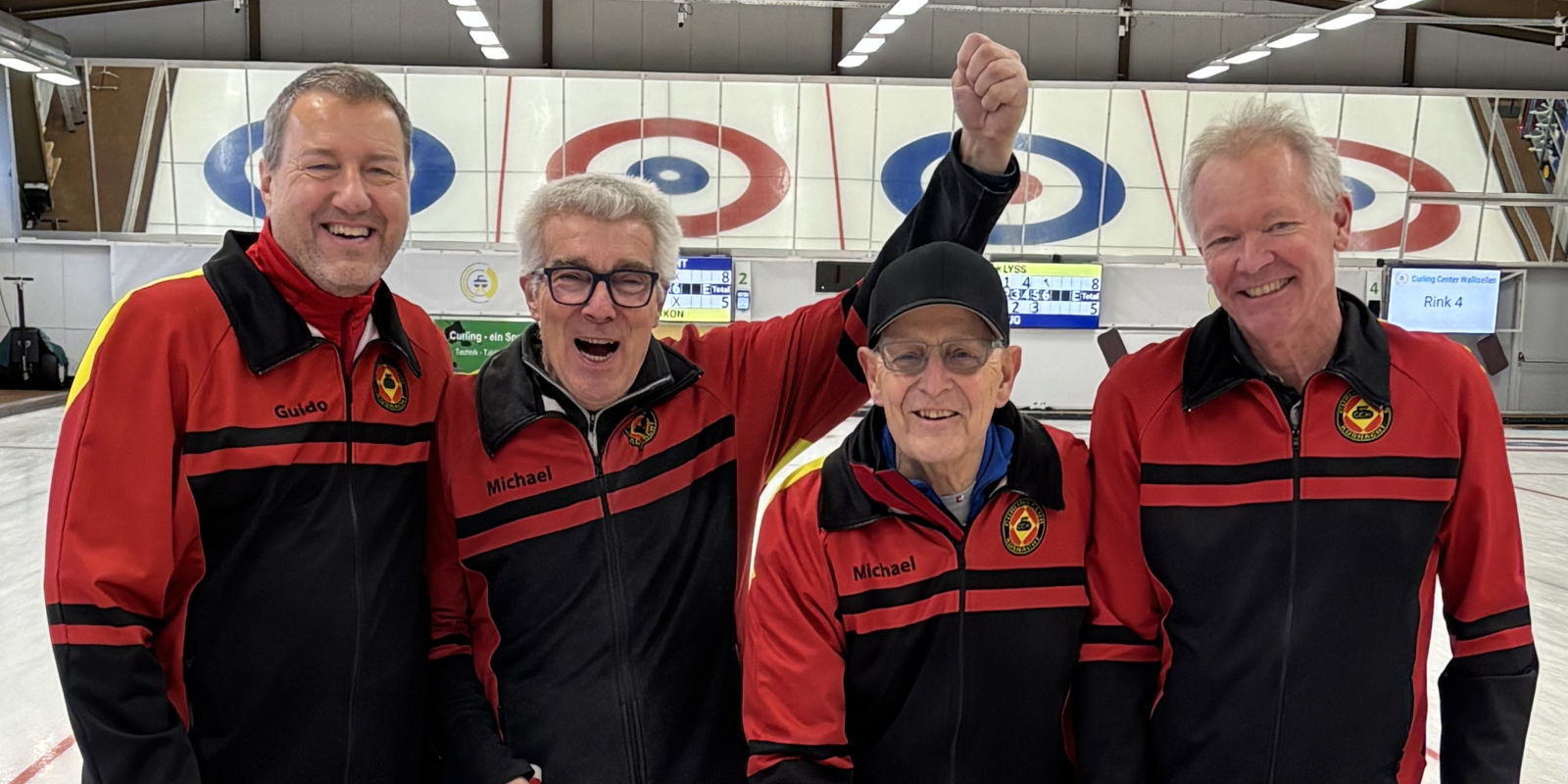 Schweizermeister (v. l. n. r.): Guido Reumer, Michael Baer, Alex Nötzli und Peter Brandt. (Bild: zvg)